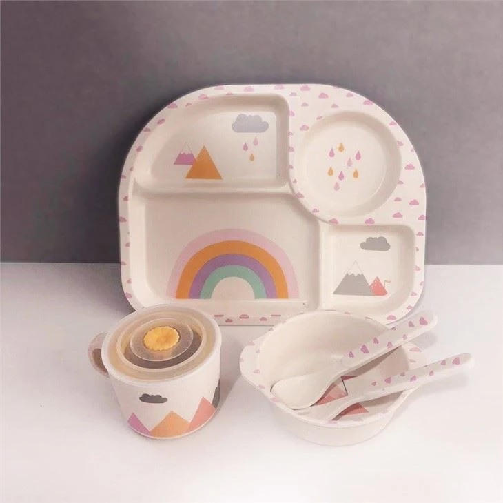 Bamboo Kids Dinnerware Set